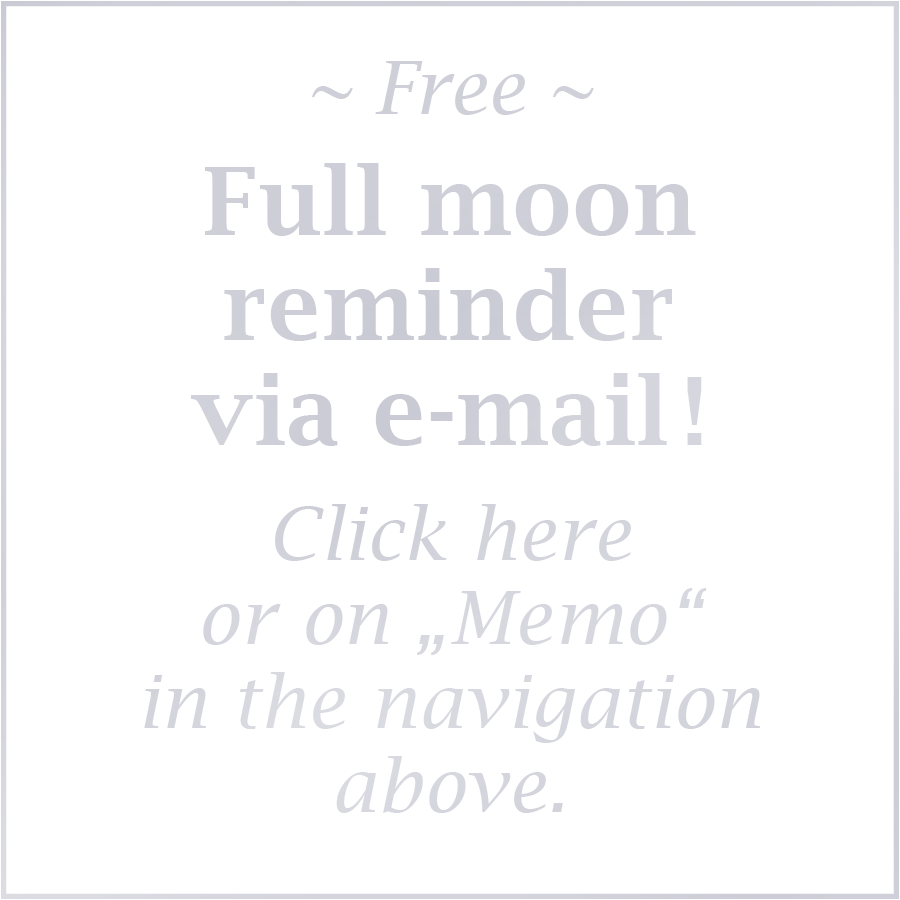 Free - Full moon reminder via e-mail